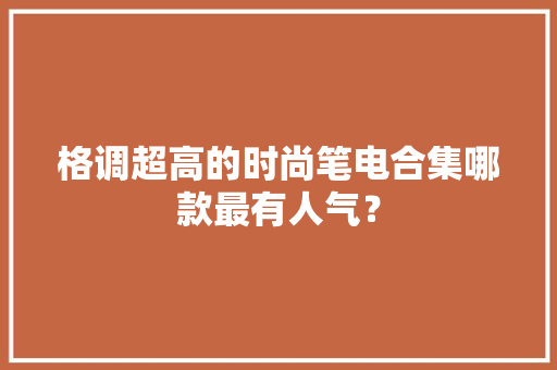 格调超高的时尚笔电合集哪款最有人气？,机身重量轻机动性强火力猛是什么。