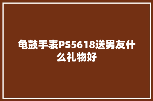 龟鼓手表PS5618送男友什么礼物好