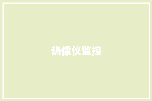 热像仪监控
