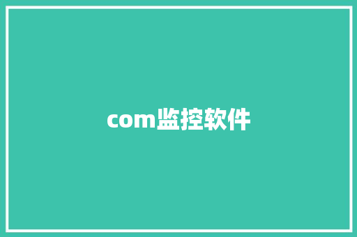 com监控软件