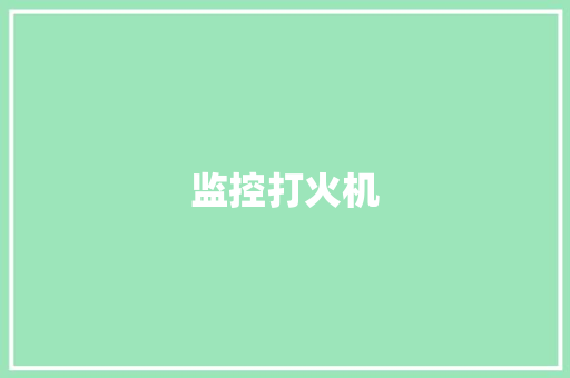监控打火机