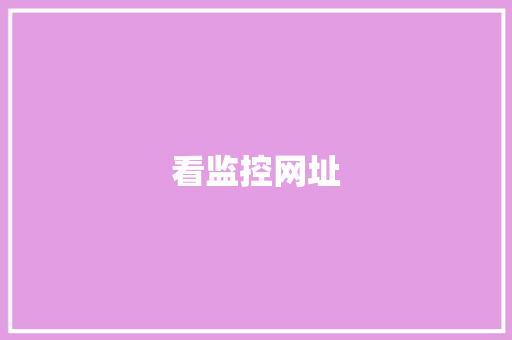 看监控网址