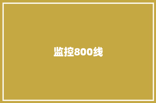 监控800线