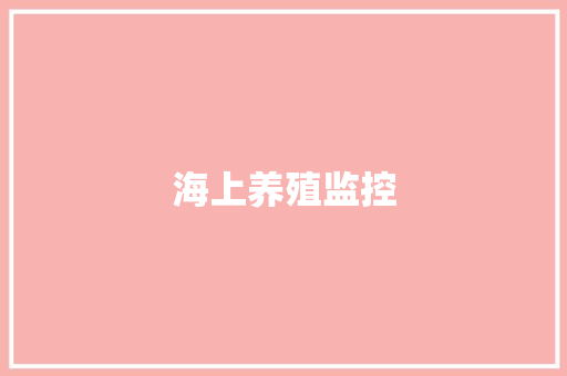 海上养殖监控,伊朗打以色列最新消息。