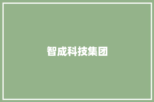 智成科技集团
