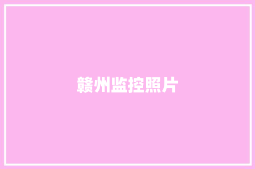 赣州监控照片,他们反身代词。