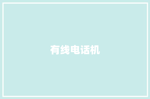 有线电话机,子机什么意思。