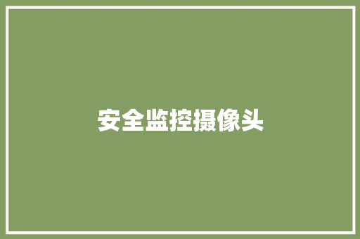 安全监控摄像头,摄像头监控哪个品牌好。
