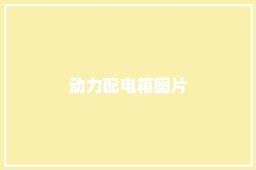 动力配电箱图片,配电柜接线实物图。