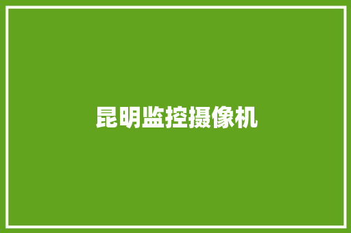 昆明监控摄像机 昆明监控摄像机 人工智能
