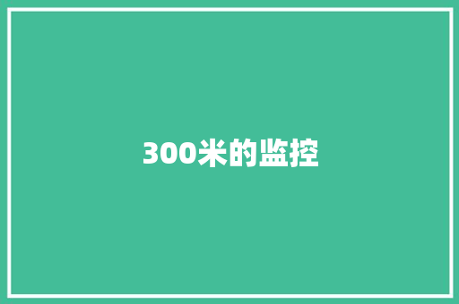 300米的监控