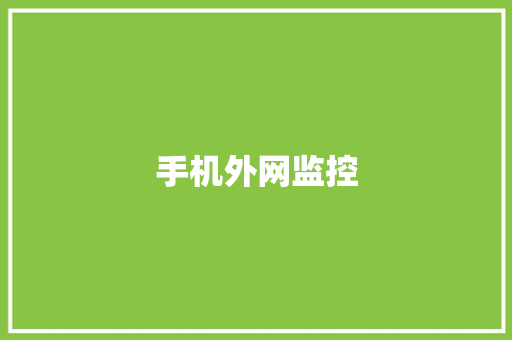 手机外网监控,监控杆生产厂家 专业监控杆厂家。