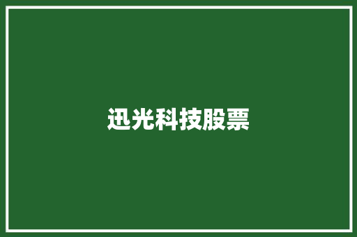 迅光科技股票 迅光科技股票 智能科技