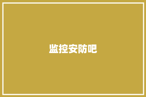 监控安防吧