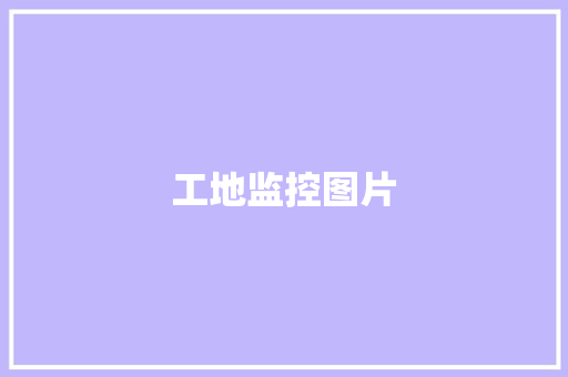 工地监控图片