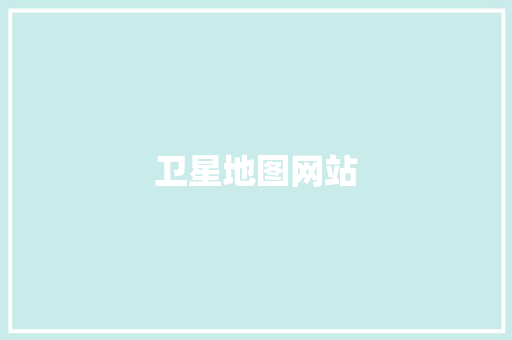 卫星地图网站