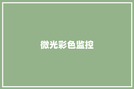 微光彩色监控,摄像头监控哪个品牌好。