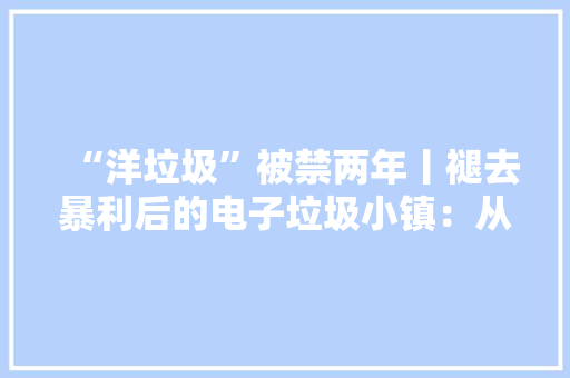 “洋垃圾”被禁两年丨褪去暴利后的电子垃圾小镇：从上万人到500户 两代人的从新决议