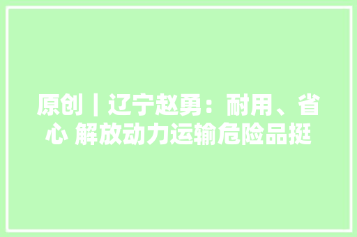 原创｜辽宁赵勇：耐用、省心 解放动力运输危险品挺好的