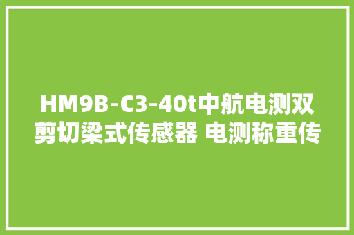 HM9B-C3-40t中航电测双剪切梁式传感器 电测称重传感器 原装库存 HM9B-C3-40t中航电测双剪切梁式传感器 电测称重传感器 原装库存 智能家居