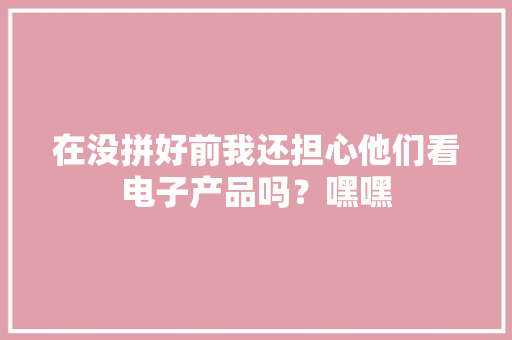 在没拼好前我还担心他们看电子产品吗？嘿嘿 在没拼好前我还担心他们看电子产品吗？嘿嘿 人工智能