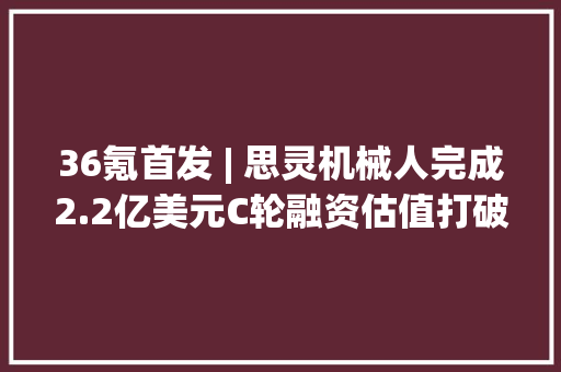 36氪首发 | 思灵机械人完成2.2亿美元C轮融资估值打破10亿美元软银、小米、工业富联等入局