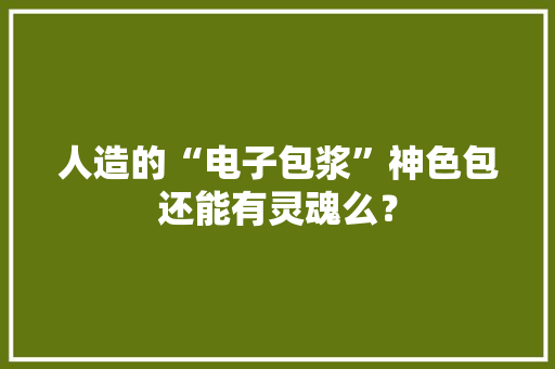 人造的“电子包浆”神色包还能有灵魂么？