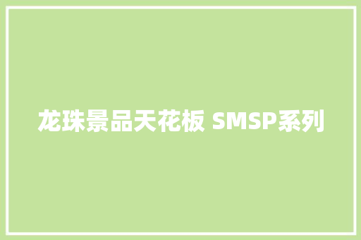 龙珠景品天花板 SMSP系列