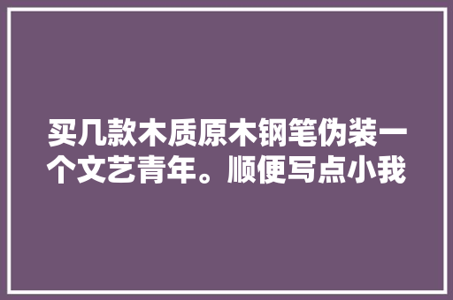 买几款木质原木钢笔伪装一个文艺青年。顺便写点小我写作的感悟