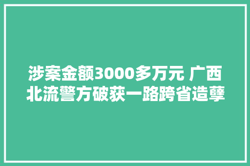 涉案金额3000多万元 广西北流警方破获一路跨省造孽制售伪劣电子烟案 涉案金额3000多万元 广西北流警方破获一路跨省造孽制售伪劣电子烟案 智能家居