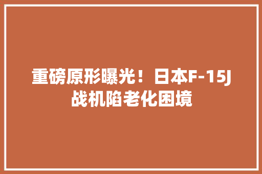 重磅原形曝光！日本F-15J战机陷老化困境 重磅原形曝光！日本F-15J战机陷老化困境 互联通信