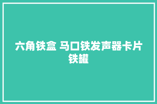 六角铁盒 马口铁发声器卡片铁罐