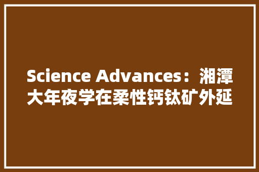 Science Advances：湘潭大年夜学在柔性钙钛矿外延铁电薄膜取得进展 Science Advances：湘潭大年夜学在柔性钙钛矿外延铁电薄膜取得进展 智能家居