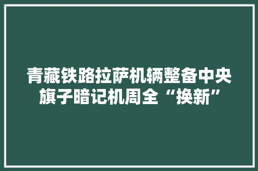 青藏铁路拉萨机辆整备中央旗子暗记机周全“换新”