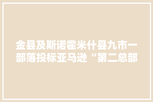 金县及斯诺霍米什县九市一部落投标亚马逊“第二总部” 金县及斯诺霍米什县九市一部落投标亚马逊“第二总部” 智能家居
