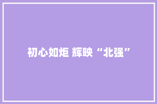 初心如炬 辉映“北强” 初心如炬 辉映“北强” 互联通信