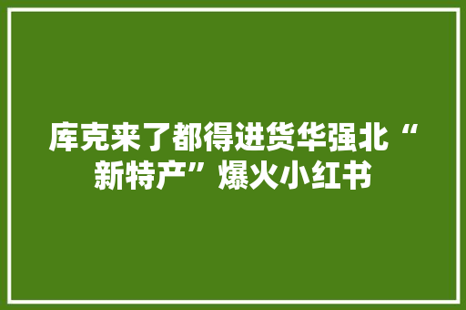 库克来了都得进货华强北“新特产”爆火小红书