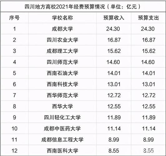 全国10所高校年度预算超百亿四川“最有钱”的是它 智能科技 全国10所高校年度预算超百亿四川“最有钱”的是它 全国10所高校年度预算超百亿四川“最有钱”的是它 智能科技