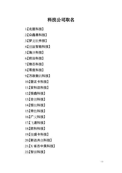 科技公司起名方法大年夜全 时尚大年夜气的科技公司名字大年夜全 互联通信 科技公司起名方法大年夜全 时尚大年夜气的科技公司名字大年夜全 科技公司起名方法大年夜全 时尚大年夜气的科技公司名字大年夜全 互联通信