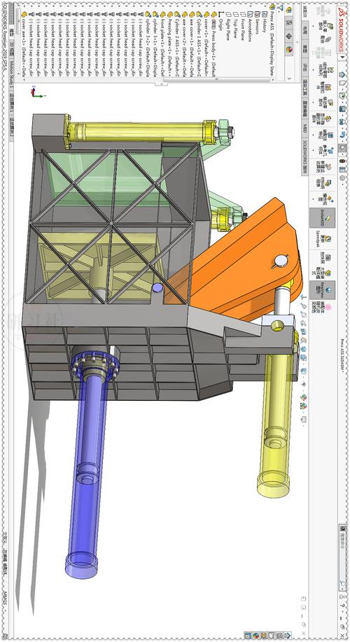 用SolidWorks制作压块机仿真动画两种方法都可以实现 互联通信 用SolidWorks制作压块机仿真动画两种方法都可以实现 用SolidWorks制作压块机仿真动画两种方法都可以实现 互联通信