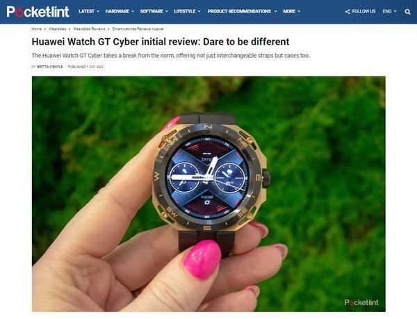 引领穿戴潮流!华为WATCH GT Cyber海外大年夜获赞扬 互联通信 引领穿戴潮流!华为WATCH GT Cyber海外大年夜获赞扬 引领穿戴潮流!华为WATCH GT Cyber海外大年夜获赞扬 互联通信